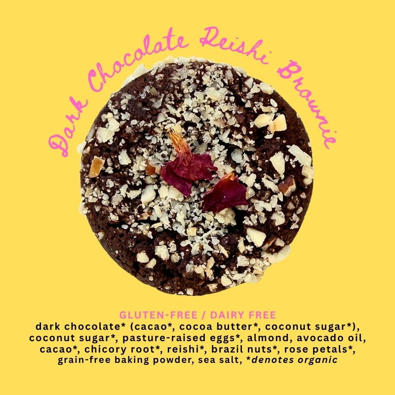DARK CHOCOLATE REISHI BROWNIE