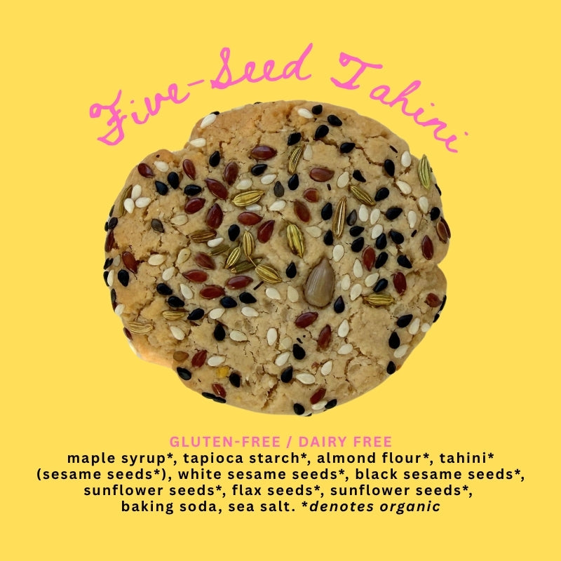 FIVE-SEED TAHINI COOKIES