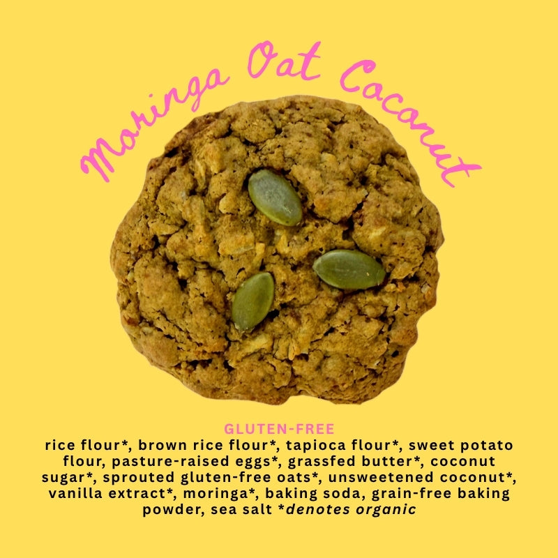 MORINGA OAT COCONUT COOKIES