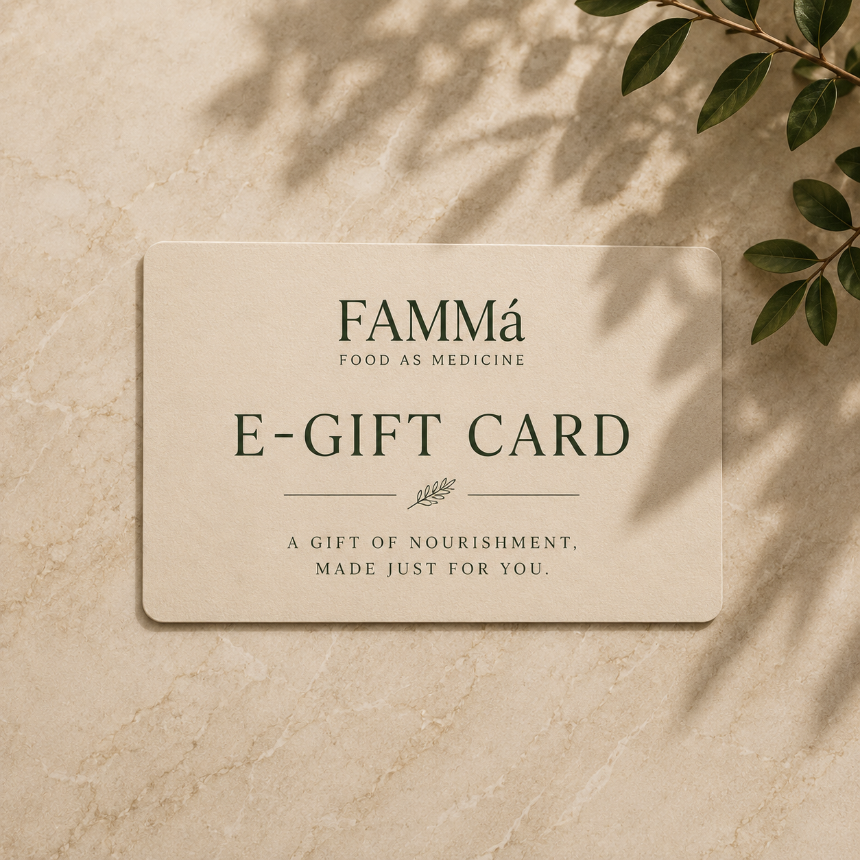 FAMMá E-GIFT CARD