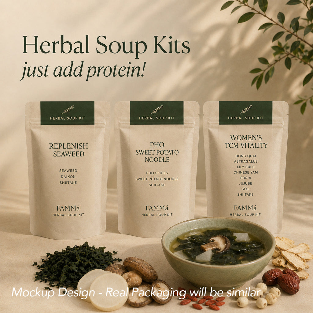 Just Add Protein! Herbal Soup Kits