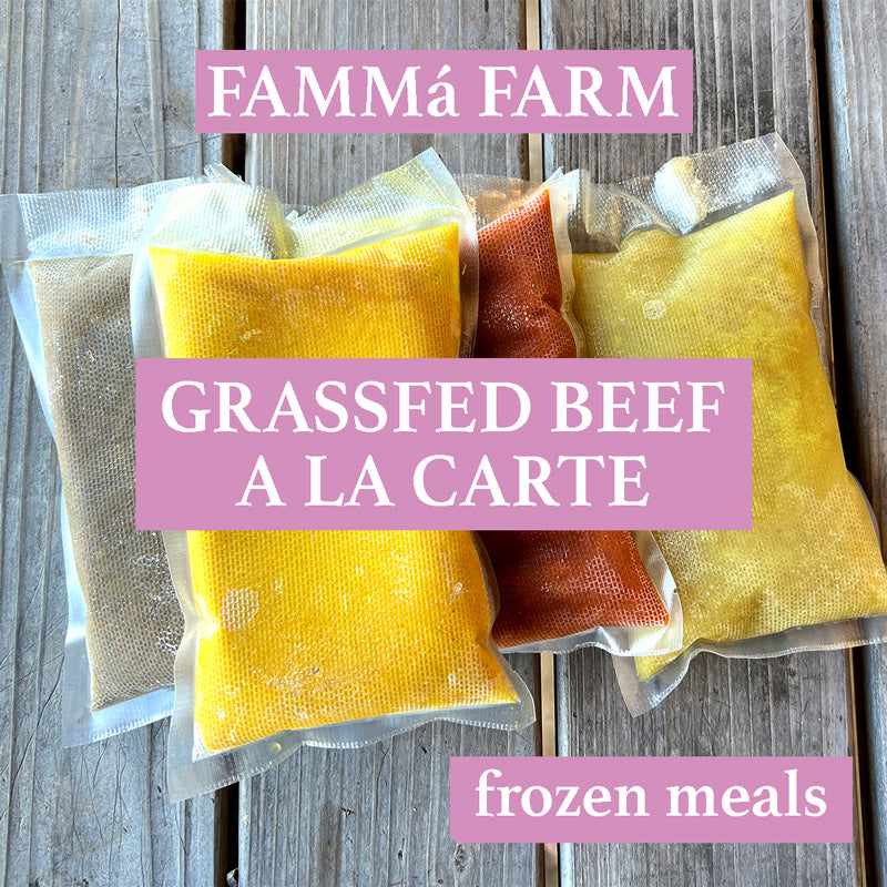 A LA CARTE: GRASSFED BEEF / BISON / LAMB
